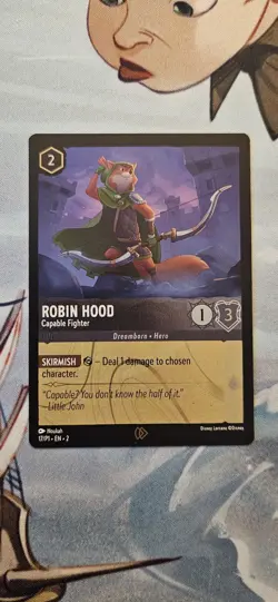 Disney Lorcana Promo I Robin Hood - Capable Fighter (17/P1) ENG I NM - Image 1