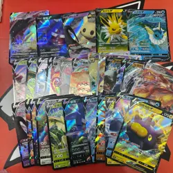 Pokemon S-Chinese Card Sword & Shield random eevee V&Vmax Holo Mint 30 cards - Image 1
