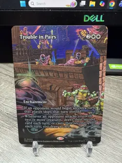 TMNT Trouble in Pairs M 0003 Foil Enchantment White MTG 2026 Card- NM - Image 2