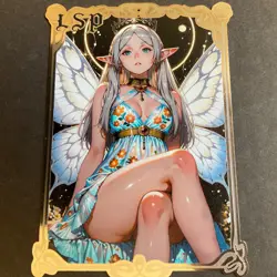 Goddess Story Gold METAL Card - Serial Number #073/100! Frieren **READ** - Image 1