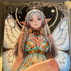 Goddess Story Gold METAL Card - Serial Number #073/100! Frieren **READ** - Image 2