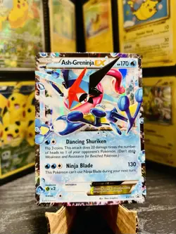 Ash-Greninja EX XY133 Promo Rare Holo Pokemon Card NM Condition Never Played - Image 1