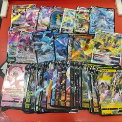 Pokemon S-Chinese Card Sword & Shield random eevee V&Vmax Holo Mint 100 cards#4 - Image 1