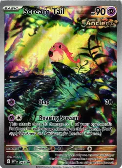 Pokemon TCG Scream Tail 065 Sv: Scarlet & Violet Promo Cards Holo VLP - Image 1