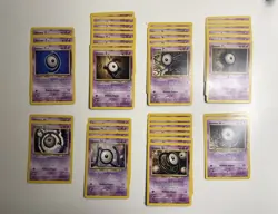Pokemon Unown Neo Discovery WOTC Vintage Card Lot - NM/LP (38 Cards) - Image 1