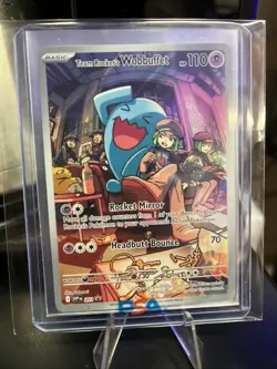 Team Rocket's Wobbuffet 203 Sv: Scarlet & Violet Promo Cards Holo NM/M - Image 1