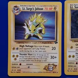 9 Rare Wotc 2000 Pokemon Gym HerosGym Challenge TCG Cards Koga Sabrina Brock + - Image 5