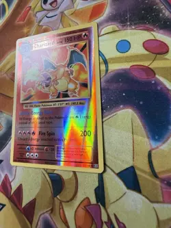 Charizard - 11/108 - Pokemon Evolutions XY Reverse Holo Rare Card NM - Image 2