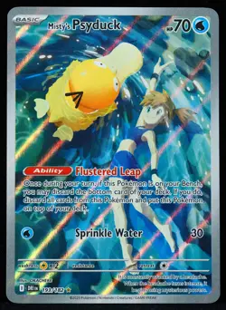 Misty's Psyduck #193/182 Destined Rivals M/NM Pokemon Card - Image 1