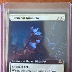 Magic: The Gathering Turncoat Kunoichi Creature MTG Card White Black Wizards - Image 1