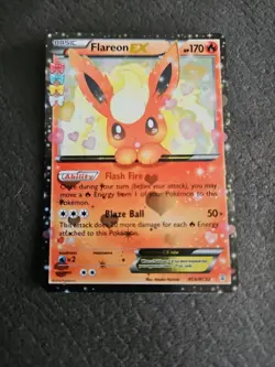 Flareon EX RC6/RC32 Generations Radiant Collection Pokemon Card TCG NM - Image 3