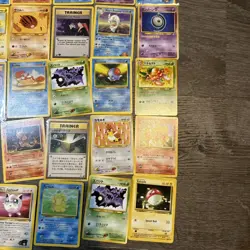 Huge Lot Of 49 Vintage Pokemon Cards Base Fossil Rocket Etc Assorted Sets Played - Image 2