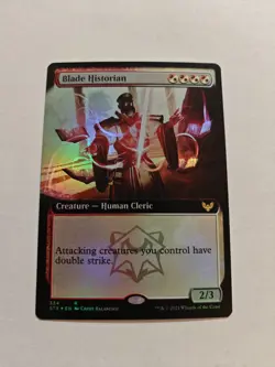 Blade Historian (Extended Art) 334 Strixhaven: School of Mages NM FOIL MTG Magic - Image 1