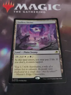 Mtg. Godless Shrine. Foil. Edge of Eternities. Pack Fresh - Image 1