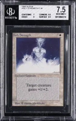 1993 MTG ALPHA HOLY STRENGTH BGS 7.5 - Image 1