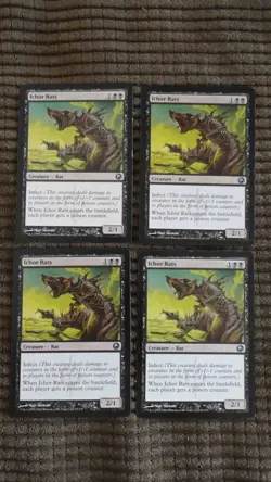 Magic: the Gathering / MtG Ichor Rats x4 Scars of Mirrodin - Image 1