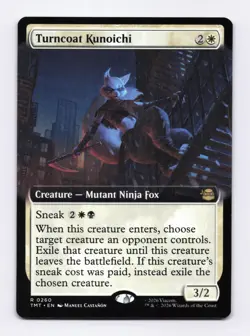 Turncoat Kunoichi (Extended Art) 0260 MTG Teenage Mutant Ninja Turtles (TMT) - Image 1