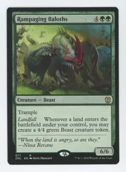 Rampaging Baloths ~ Zendikar ~ Green Rare Magic MTG - Image 1