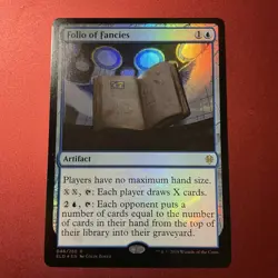 MTG Folio of Fancies Throne of Eldraine Foil Rare NM - Image 1
