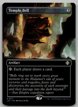 Temple Bell (Borderless) R Commander: The Lost Caverns of Ixalan 117 NM - Image 1