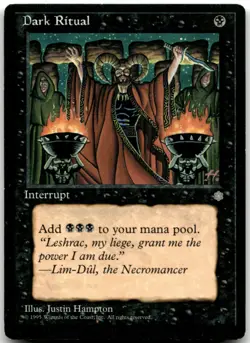 MTG Dark Ritual C Ice Age 8 LP - Image 1