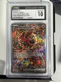 Pokemon Oricorio ex Full Art Holo Promo Black Star 024 CGC 10 - Image 1