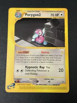 Pokemon Aquapolis 2003 WOTC Porygon2 28/165 NM - Image 1