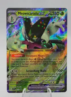 Meowscarada EX SVP033 Scarlet & Violet Black Star Promo Pokemon TCG NM - Image 1