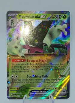 Meowscarada EX SVP033 Scarlet & Violet Black Star Promo Pokemon TCG NM - Image 2