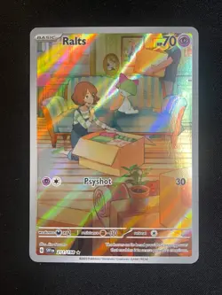 Pokemon Ralts Illustration Rare SV01: Scarlet & Violet Base Set 211/198 NM - Image 1