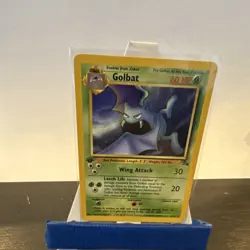 Wizards Pokemon Golbat Fossil 34/62 1st Ed Uncommon 60 HP 1999 TCG - Image 1