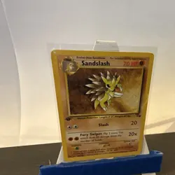 Wizards of the Coast Pokemon Sandslash Fossil 41/62 1st Ed Uncommon 70 HP TCG - Image 1