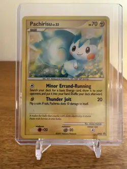 Pachirisu - DP04 Diamond and Pearl Promos #DP4 (2007) Promo Holo LP Pokemon - Image 1