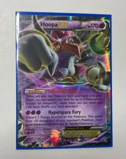 Pokemon TCG Hoopa-EX XY Black Star Promos XY71 Holo Promo- NM - Image 2