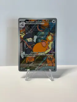 Team Rocket's Raticate 202/182 Pokemon TCG Scarlet & Violet Destined Rivals - Image 1