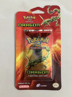 Pokemon EX Dragon Blister Booster Pack Rayquaza Art Brand New Sealed English TCG - Image 1