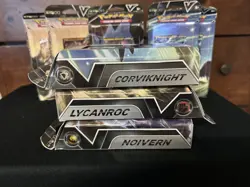 Pokemon 8 Boxes Of V Battle Decks - Lycanroc (3). Noivern (2)And Corviknight (3) - Image 1