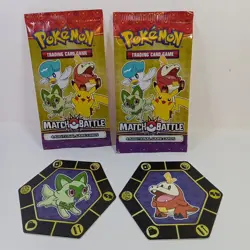 2 New Sealed McDonalds 2023 Pokemon Tcg Sealed Packs 4/Pack - Image 1