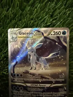 Pokemon Glaceon VSTAR GG40/GG70 Crown Zenith Galarian Gallery Holo Ultra Rare H… - Image 2
