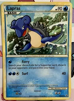 Lapras HGSS14 Pokemon TCG HeartGold SoulSilver Black Star Promo Holo LP-NM - Image 1