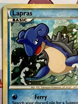 Lapras HGSS14 Pokemon TCG HeartGold SoulSilver Black Star Promo Holo LP-NM - Image 2