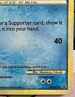 Lapras HGSS14 Pokemon TCG HeartGold SoulSilver Black Star Promo Holo LP-NM - Image 5