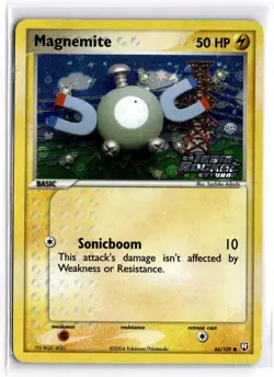 Pokemon TCG Magnemite 66/109 Team Rocket Returns Reverse Holo Stamped MP - Image 1