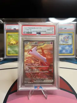 2024 Pokemon Surging Sparks Latias Ex SIR PSA 10 Gem Mint #239/191 - Image 1