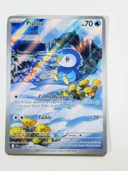 Piplup 098/094 Full Art Holo Pokemon Phantasmal Flames English Near Mint - Image 3