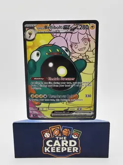 Pokemon Iono's Bellibolt EX 172/159 SV09 Journey Together Ultra Rare Full Art - Image 1