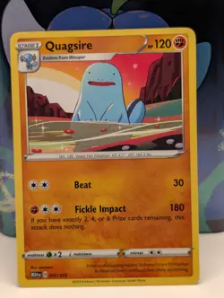 Quagsire 7/15 McDonalds 2024 Promo Pokemon TCG REGULAR - LP - Image 1