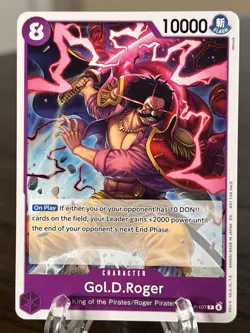 Gol.D.Roger P-107 (Store Tournament 2025 Vol. 4) One Piece Promo Card NM - Image 1