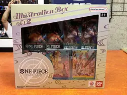 One Piece TCG Illustration Box Vol. 2 - Factory Sealed w/ 4 Packs & 2 Promos - Image 1
