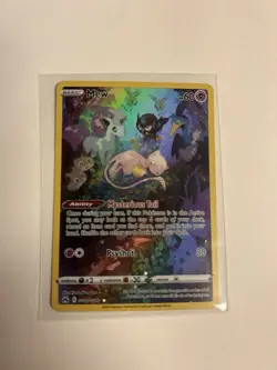 Pokemon Mew GG10/GG70 Crown Zenith Galarian Gallery Full Art Holo Card - Image 1